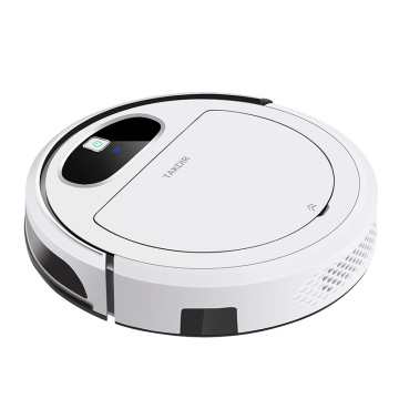 Automatic Programmable Robot Vacuum Cleaner - Robotic Auto Home Cleaning for Clean Carpet Hardwood Floor W/ Self Activation and Charge Dock - HEPA Pet Hair